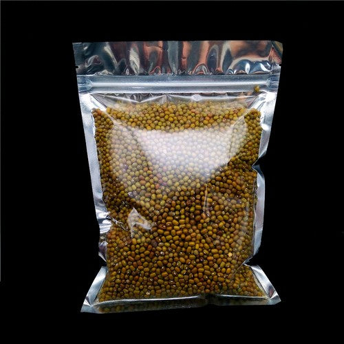 Many Different Sizes for 100 Flat Clear/Silver Foil Mylar Zip Lock Bags
