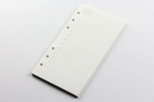 Notebook A5 A6 A7 Loose Leaf Refill Spiral Bind Planner Inner Page Inside Paper