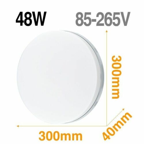 Square LED Panel Light 18W 24W 36W 48W Round Ceiling Lamp Downlight AC85-265V 1