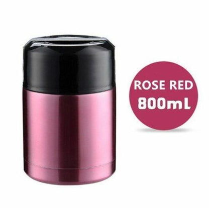Thermos Lunch Box 800ML/1000ML/1200ML Portable Stainless Steel Food Containers