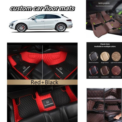 For Audi All Models Car Floor Mats Luxury Custom Carpets Waterproof Cargo Liners