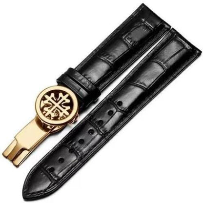 19mm-22mm Leather Watchband Strap For Patek Philippe Grenade 5167Ax Watch Band