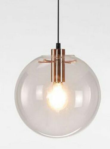 Glass Ball Pendant Lamp Nordic Modern Minimalist Single-head Restaurant Light AC