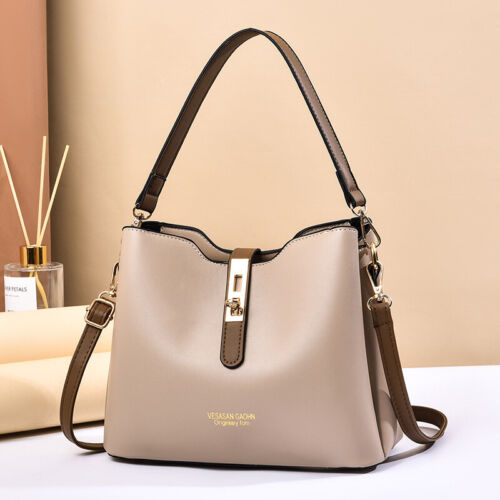 Womens Faux Leather Shoulder Bag Crossbody Handbags Messenger Purse Tote Satchel