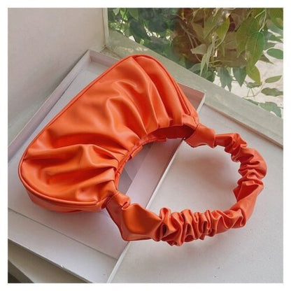 Pleated Handbags Synthetic Bags Leisure Shopping Shoulder Bags Dumpling Handbag