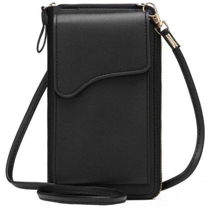 Small Crossbody Shoulder Bag Synthetic Leather Phone Holder Purse Messenger Bags