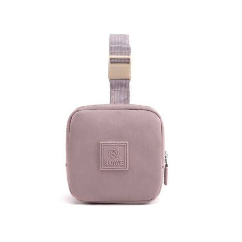 Mini Belt Bag Canvas Coin Purse Clutch Small Pouch Satchel Money Bag Card Holder