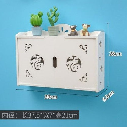 Key Holder Wood Box Organizer Mini Cabinet Frame Hanging Living Room Decorations