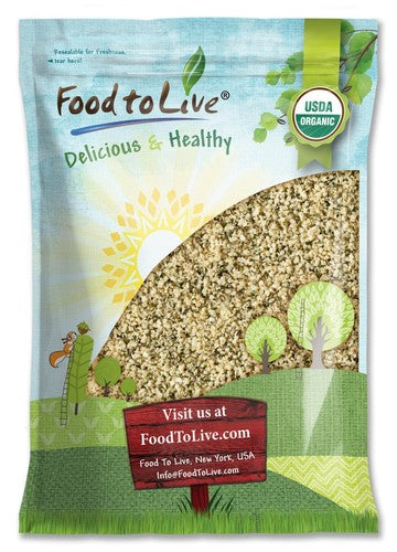 Organic Hemp Hearts – Non-GMO, Kosher, Raw, Vegan – by Food to Live