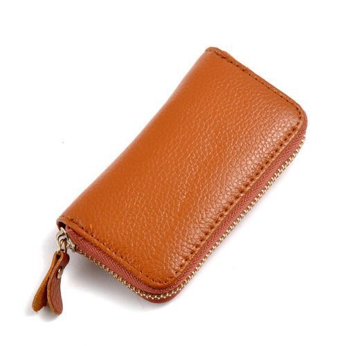 Vintage Genuine Leather Wallet Men Key Holder Organizer Multifunction Covers Bag