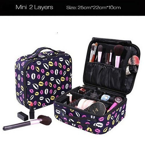 Makeup Cosmetic Bag Waterproof Case Organizer Large Storage Traveling Pouch Bags