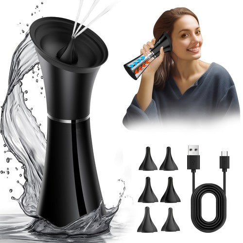 Electric Ear Wax Removal, Retractable Water Ear Wax Cleaner, Effective Ear Clean