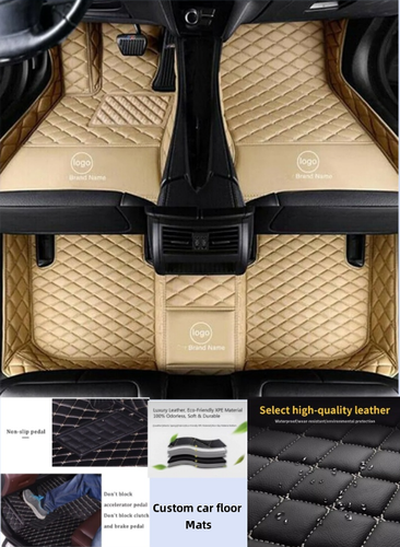 For Maserati All Models Car Floor Mats Leather Carpets Cargo Rugs Waterproof New