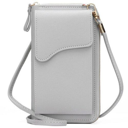 Small Crossbody Shoulder Bag Synthetic Leather Phone Holder Purse Messenger Bags