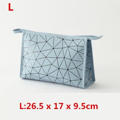 Waterproof Cosmetic Bag Synthetic Leather Toiletry Make Up Organizer Travel S/L