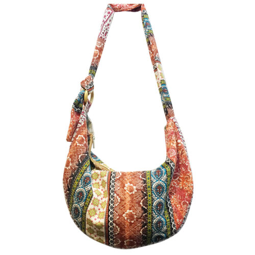 SALE Thai Hippie Boho Hobo Sling Shoulder Crossbody Bag Purse Ethnic Boho Lined