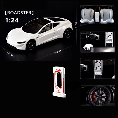1:24 Model 3 Model Y X Alloy Car Model Diecast Metal Toy Vehicles Car Model Simu