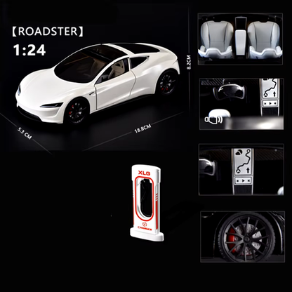 1:24 Model 3 Model Y X Alloy Car Model Diecast Metal Toy Vehicles Car Model Simu