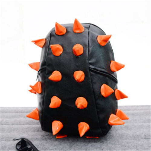 Unisex Hedgehog Spike Travel Backpacks Spiky Punk School Bookbags Shoulder Bags