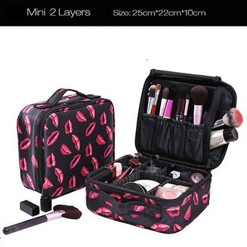 Makeup Cosmetic Bag Waterproof Case Organizer Large Storage Traveling Pouch Bags