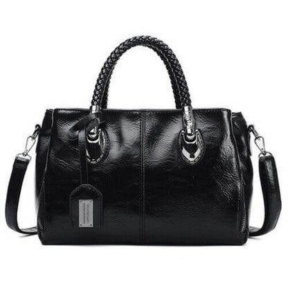 Women's Ladies PU Leather Handbags Shoulder Tote Bag Purse Crossbody Handbag