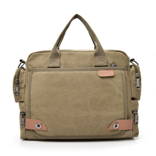 Men Crossbody Bags Canvas Shoulder Bags Boy Bags Man Handbags for Travel Grey