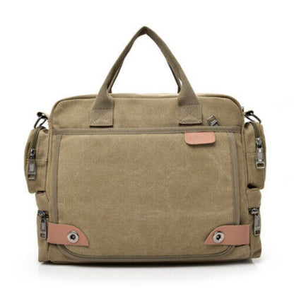 Men Crossbody Bags Canvas Shoulder Bags Boy Bags Man Handbags for Travel Grey