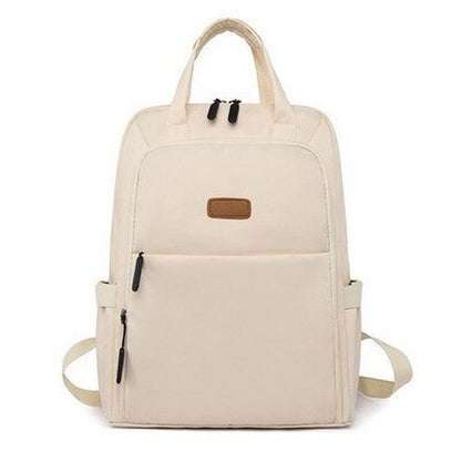 Laptop Backpack Teenagers Waterproof Travel Bags Student Black 37*29*12CM Oxford