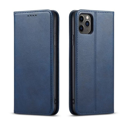 For iPhone 17E 16 15 14 13 12 Plus Pro Max Air Leather Magnetic Flip Wallet Case