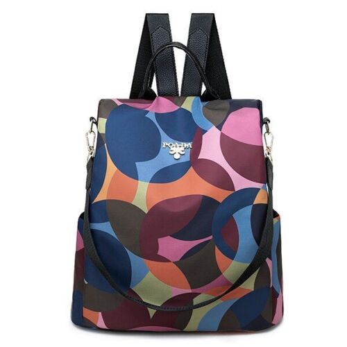 Embroidery Waterproof Oxford Backpack Anti-theft School Bag High Quality Large