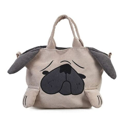 Cute Handbag Casual Travelling Large Totes Shoulder Bags Corduroy Messenger Bag