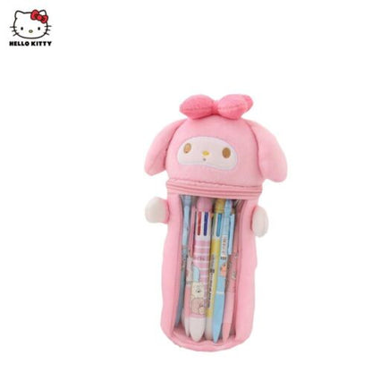 HelloKitty Kuromi Cinnamoroll Plush Toy Pencil Case Pen Holder Storage Bag Gift