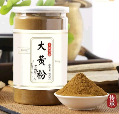 250g Rhubarb Root Powder 100% pure Health Herb tea Premium Organic