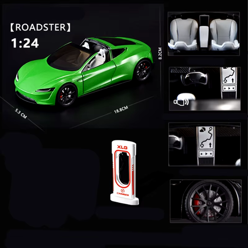 1:24 Model 3 Model Y X Alloy Car Model Diecast Metal Toy Vehicles Car Model Simu