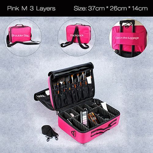 Makeup Cosmetic Bag Waterproof Case Organizer Large Storage Traveling Pouch Bags