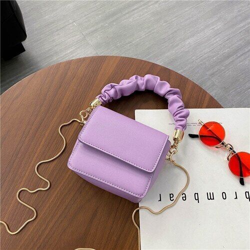 PU Leather Shoulder Bags Women Chain Hand Bag Travel Bags Purses