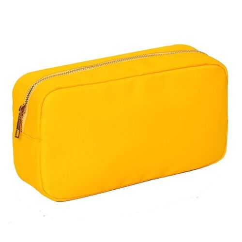 Mini Embroidery Patch Toiletry Pouch Waterproof Storage Nylon Travel Makeup Bag