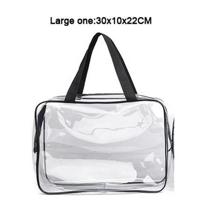 Traveling Transparent Cosmetic Makeup Bag Organizer Toiletry Case Waterproof PVC