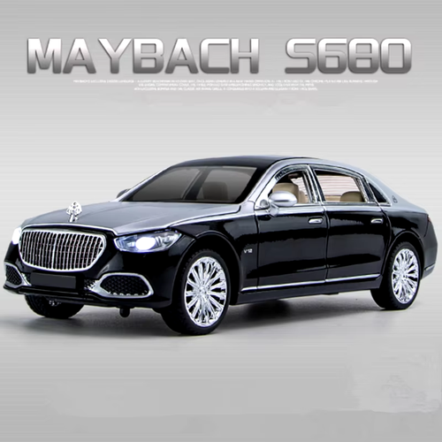 1:22 Benz Maybach S680 Alloy Metal Car Model Diecast Metal Toy Vehicles Car Mode