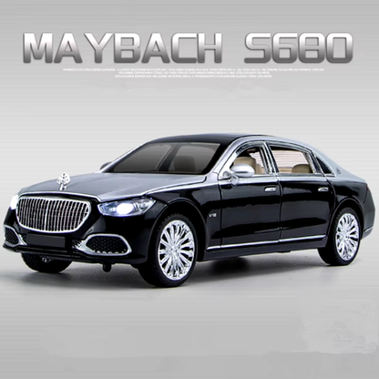 1:22 Benz Maybach S680 Alloy Metal Car Model Diecast Metal Toy Vehicles Car Mode