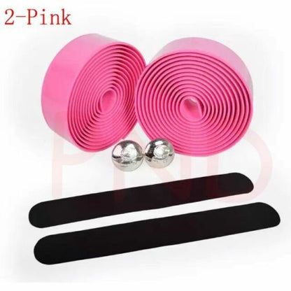 Bike Handlebar Tape Road Bicycle Camouflage Cycling Handle Cork Wrap Bar Plugs