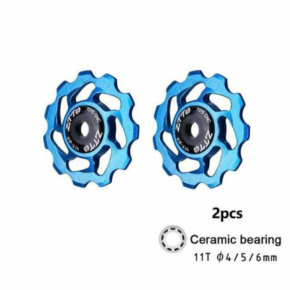 Pulley Jockey Wheel 11T MTB Bicycle Rear Derailleur Ceramic Bearing Road Bike 1p