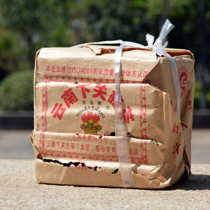2007 Xia Guan Baoyan Pu-Erh XiaGuan Flame Tibetan Pu Er Tea Brick Puer Raw 250g