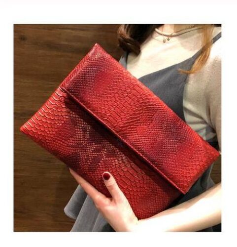 Snake Pattern Leather Crossbody Bag For Women Messenger Bag Shoulder Bag Handbag