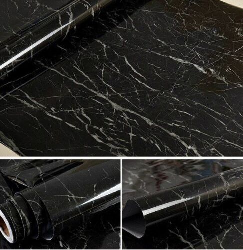 Wallpaper Sticker Marble Vinyl Film Self Adhesive Bathroom Kitchen Contact Paper