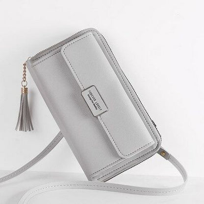 Wallet Crossbody Shoulder Handbag Synthetic Leather Card Holder Purse 20*12*4 CM
