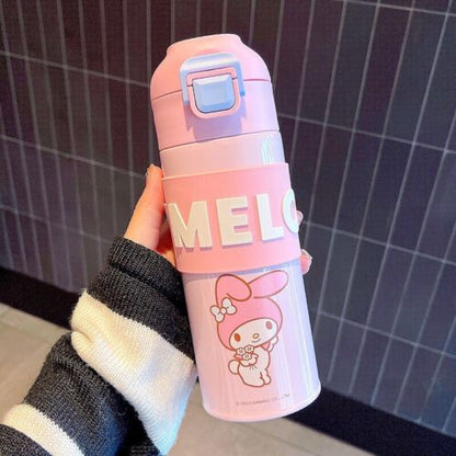 Thermos Mug Cinnamoroll Kuromi My Melody Stainless Steel Water Cup Water Bottle