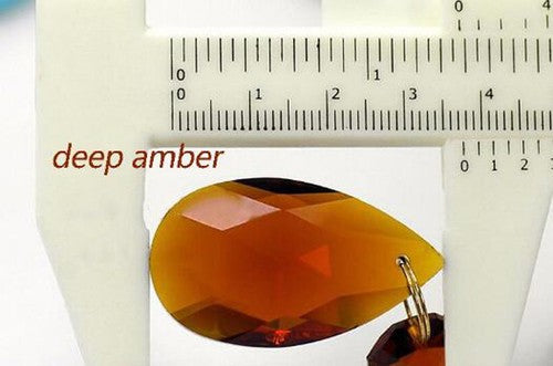 10PCS 38MM Colorful Teardrop Glass Chandelier Crystal Prisms Wedding Decoration