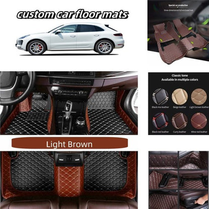 For Porsche All Models Car Floor Mats Custom Cargo Carpets Waterproof Liner Rugs