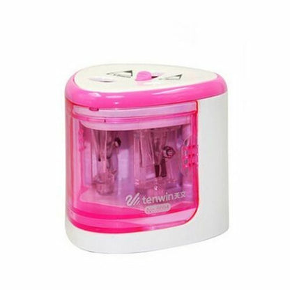 Electric Pencil Sharpener Adjustable Hand Crank Mechanical Knife Holder Station